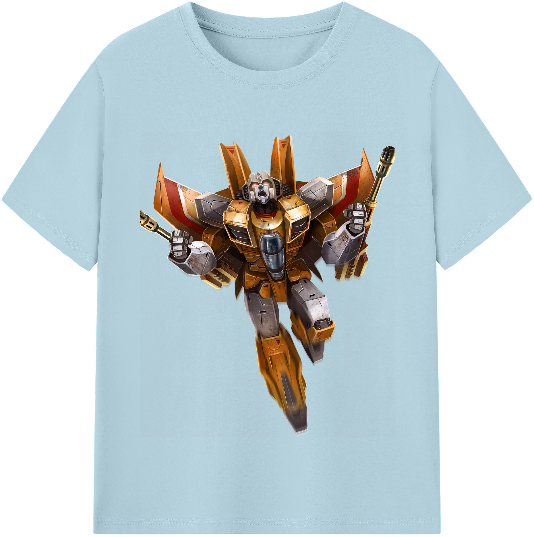 （画像用） Transformers トランスフォーマー 綿100％半袖Tシャツ（フロントプリント）